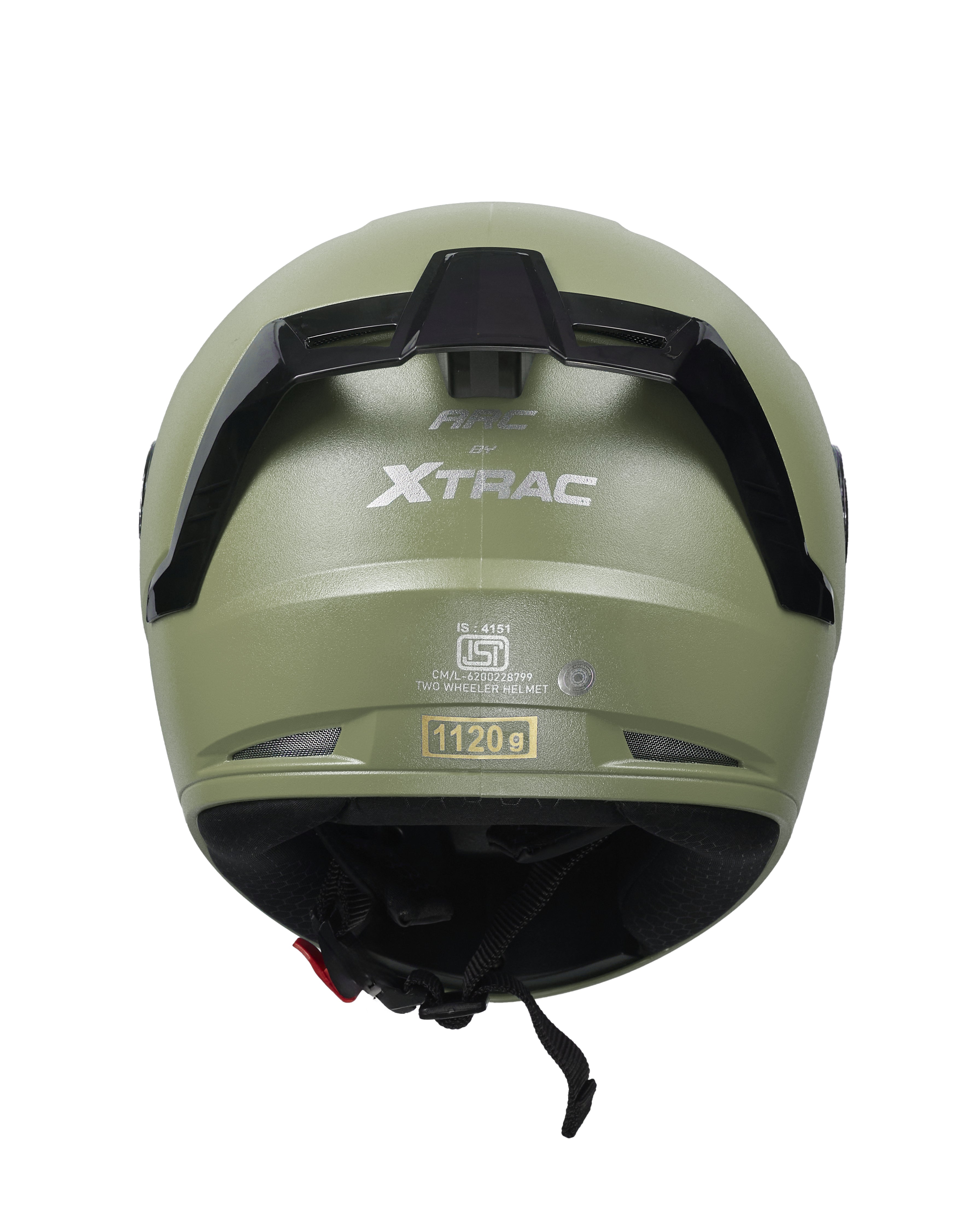 Xtrac ARC ISI Certified Full Face Bike Helmet for Men & Women – High-Impact ABS with Clear Visor